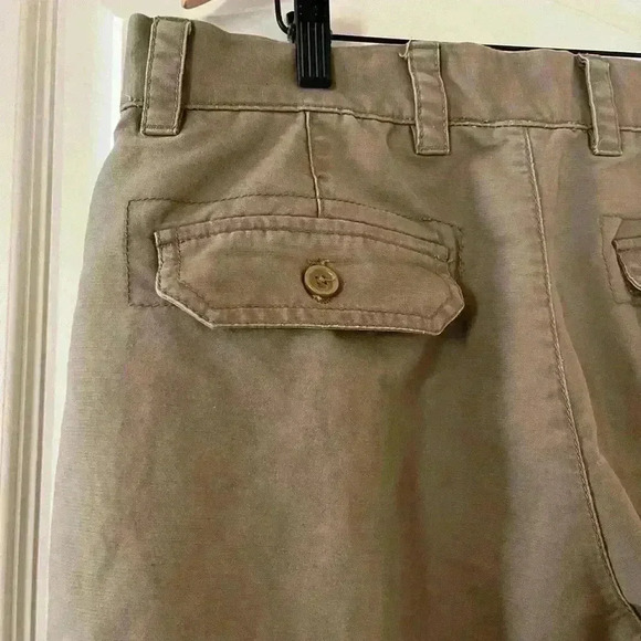 Men’s Izod Trousers Dress Pants Tan With Pockets Size 34 X30 - Picture 8 of 10